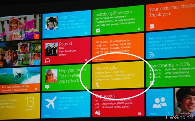BUILD: Windows 8 包含手机呼叫和短信功能
