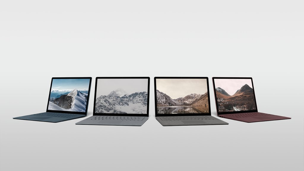Surface Laptop 曝光：13.5 英寸屏幕、4 种颜色、运行 Windows 10 S