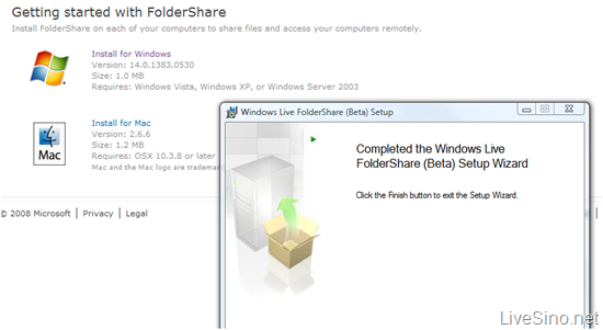 新版 FolderShare 推出，但 Mac 版还未更新