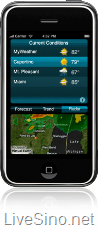 iPhone 应用: MyWeather(Weather Central+Virtual Earth)