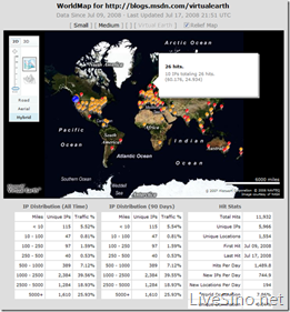 WorldMaps 和 Microsoft Virtual Earth