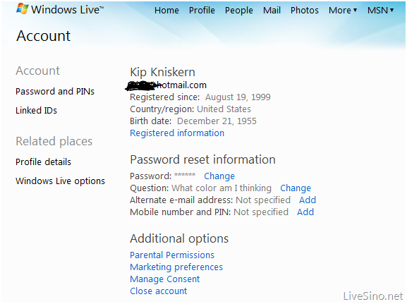 Windows Live Account 更新至 Wave 3 - 服务更新开始