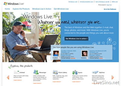 Windows Live 新主页及 ClubHouse 正式推出