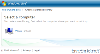 Windows Live FolderShare 体验