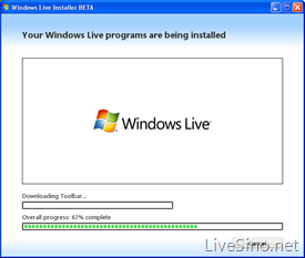 Windows Live Installer Wave3 截图泄漏