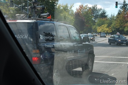 Windows Live Local 拍摄专用车