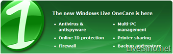 Windows Live OneCare 2.5 开始公开测试