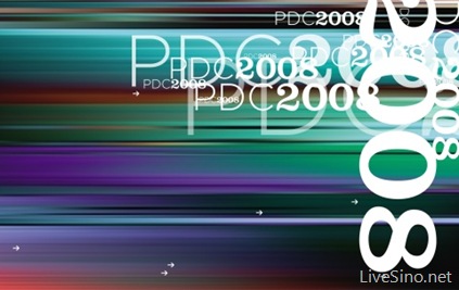 微软 PDC 08 壁纸及博客 Bling