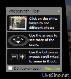PhotoSynth 新版发布，主要更新其界面