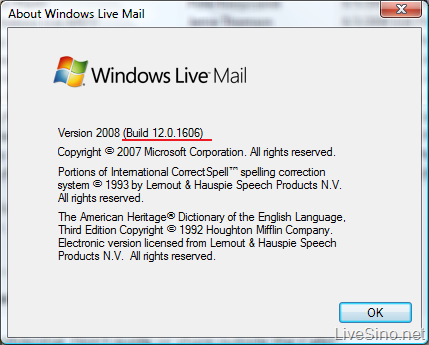 新版 Windows Live Mail 已出现？