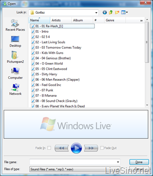 体验 Windows Live Messenger 9 Beta 的音频签名制作器