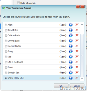 体验 Windows Live Messenger 9 Beta 的音频签名制作器