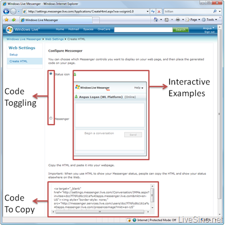 Windows Live Messenger IM Control & Presence API 发布