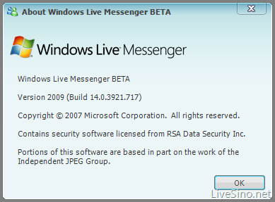 Windows Live Messenger 9 Wave3 客户端下载泄漏