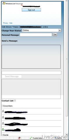 Windows Live Messenger Web Controls - 第一部分