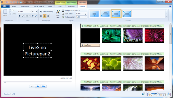 Windows Live Movie Maker 14（2009 版）正式版