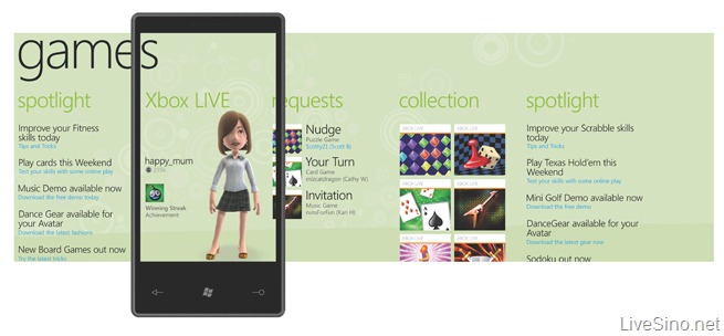 Windows Phone 7 Series 的多玩家、多屏幕游戏与 Xbox LIVE