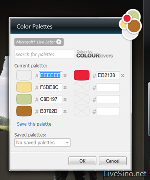Microsoft Live Labs 推出 Color Picker Gadget