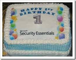 Microsoft Security Essentials 庆祝 1 周年生日，用户数超过 3000 万