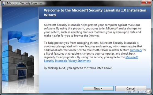 Microsoft Security Essentials Beta 发布