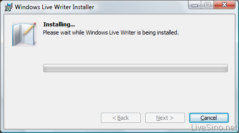 Windows Live Writer CTP 安装过程的变化