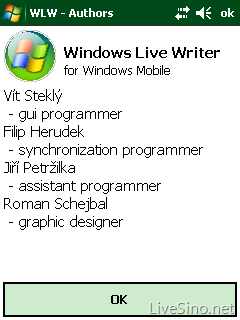 山寨版 Windows Live Writer for Windows Mobile