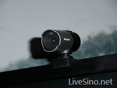 新 LifeCam Studio 摄像头: 1080p；专为 Windows Live 2011 优化