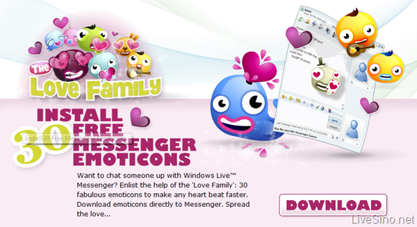 Love Family Pack - 免费的 Windows Live Messenger 表情