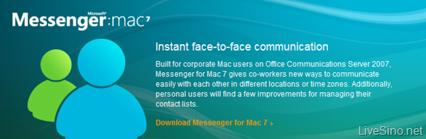 Microsoft Messenger for Mac 7.0.1 推出