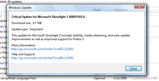 Silverlight 2 Beta 2 更新推出
