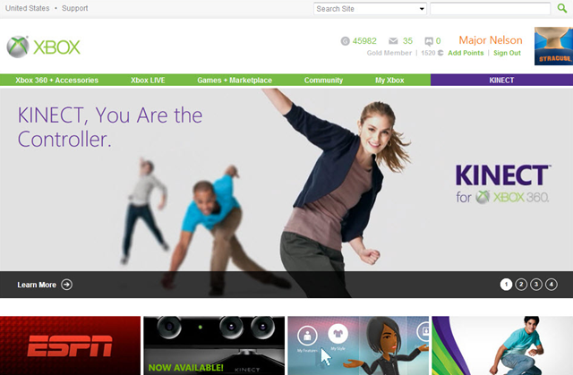 Xbox.com 网站明日更新，可在浏览器或 WP7 端玩在线游戏