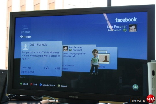 Xbox LIVE 更新预览：整合 Zune, Twitter 及 Facebook