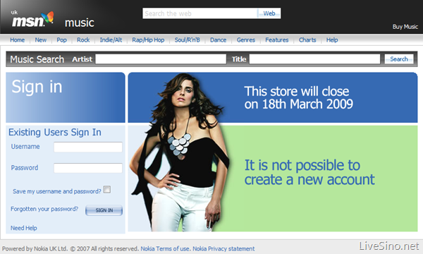 MSN 英国 Music 下载将在 3 月关闭，新服务将于 5 月推出