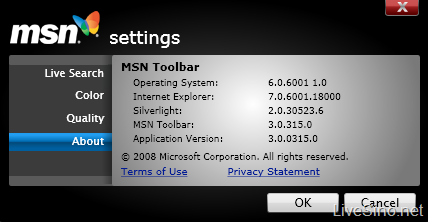 MSN Toolbar 更新推出