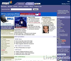 MSN.com 2002 年 10 月