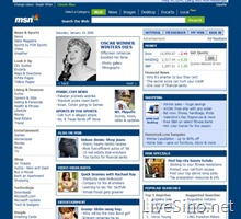 MSN.com 2006 年 1 月