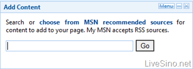 MSN 个性化主页