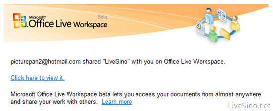 Office Live Workspace: 未登录/注册也可以预览共享文件/工作区