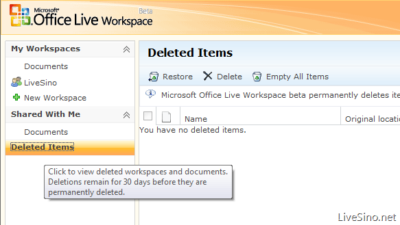 Office Live Workspace 更新：整合 Silverlight 技术实现多文件上传