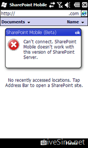SharePoint Workspace Mobile 2010 体验