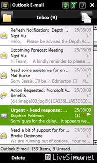新版 Outlook Live for Windows Mobile 发布