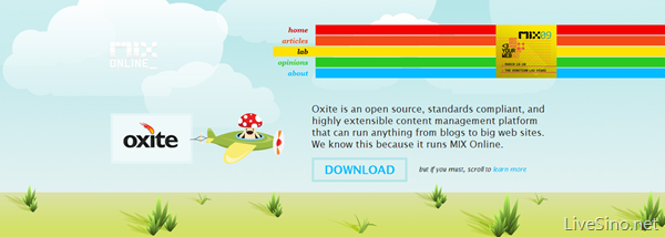 微软开发的开源内容管理系统（CMS）Oxite