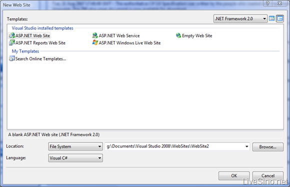下载 Visual Studio 2008 的 Windows Live 开发工具