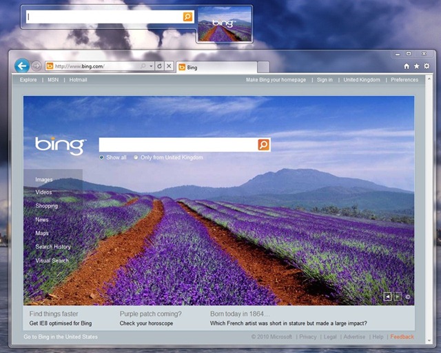 微软推“Bing 每日背景”Windows 桌面 Gadget，Gadget 平台未亡？