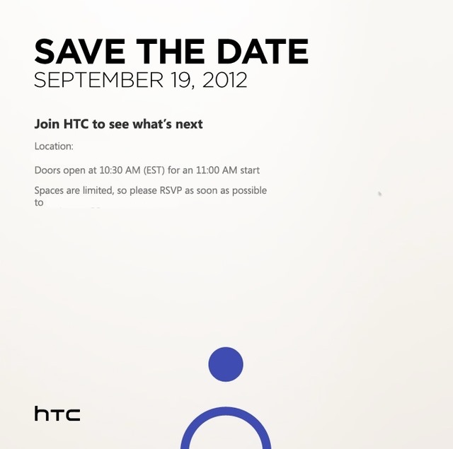 9 月 19 日 HTC 发布会，将宣布新 Windows Phone 8 手机？