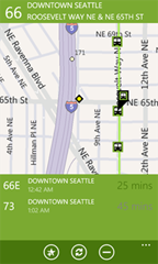 必应地图（Bing Maps）“华盛顿州实时公交”应用