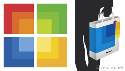 微软零售店 Logo 及包装设计草图