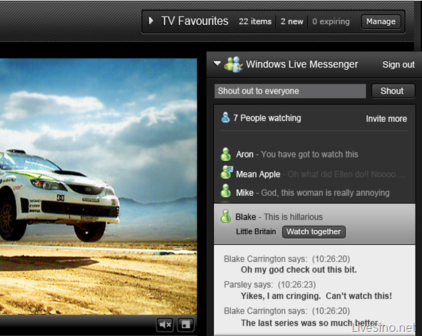 新版 BBC iPlayer 将整合 Windows Live Messenger