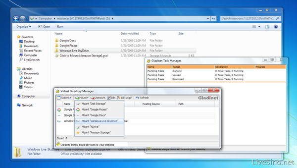 Windows Live SkyDrive 非官方桌面客户端下载