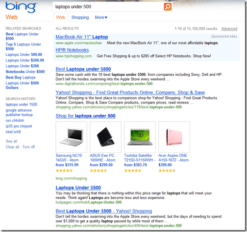 必应购物（Bing Shopping）自然语言搜索新进展